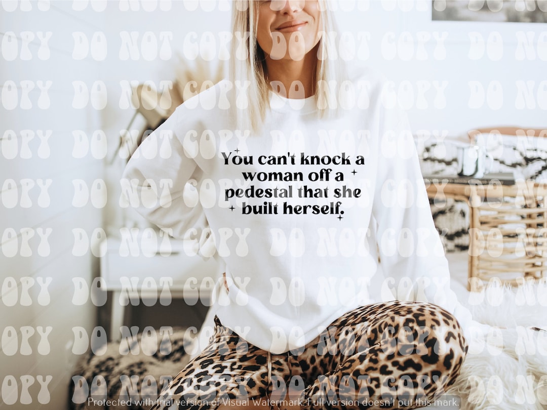 Can't Be Knocked off Pedestal Etsy