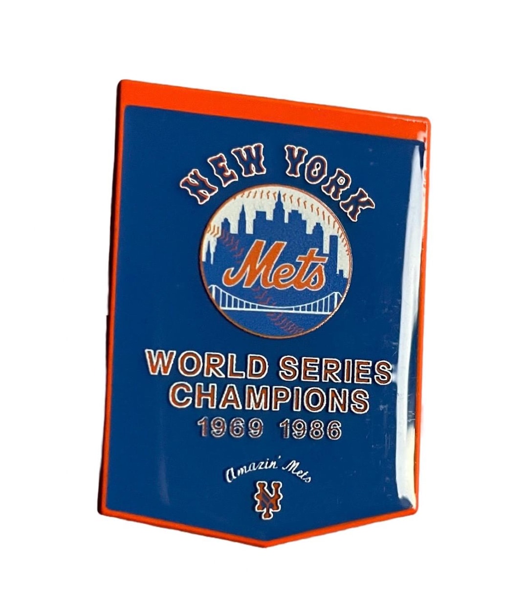 The Amazin’ Mets Banner Pin - Etsy