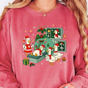 CT Christmas Sweatshirt Goose Radiology Fleece Computed Tomography Apparel Radiology Christmas Shirt Rad Tech CT Gift Rad Tech Week Holiday