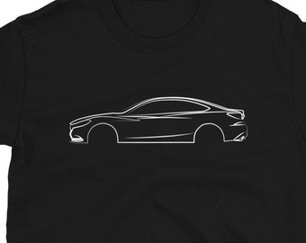 Mazda 6 2018 JDM car outline silhouette Short-Sleeve Unisex T-Shirt