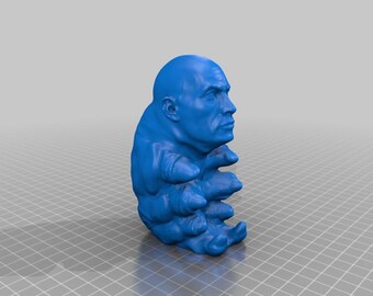 Tardigrade with The Rock's Face - Funny Sci-Fi Collectible