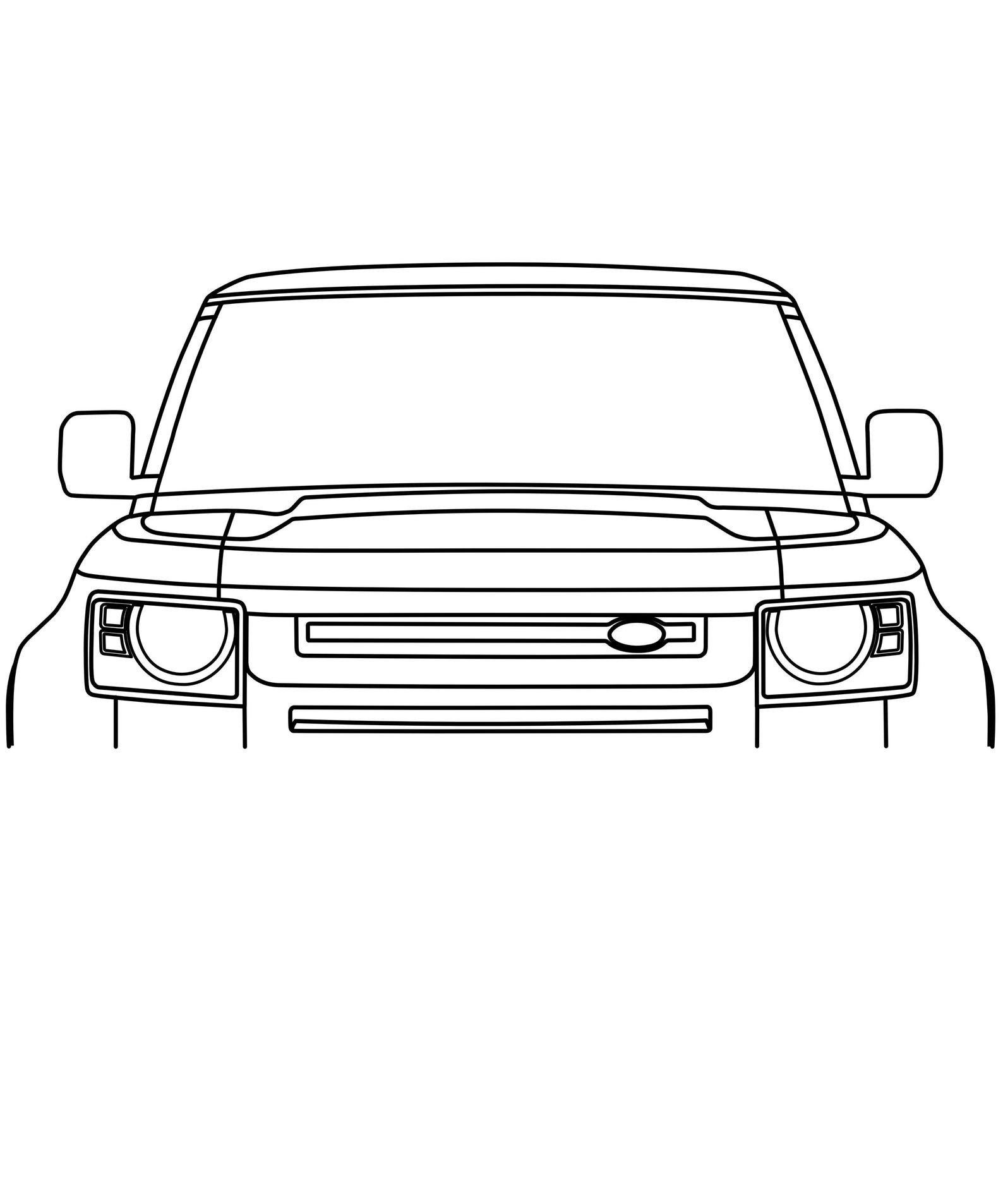Defender Outline Front and Back .png and .svg - Etsy UK