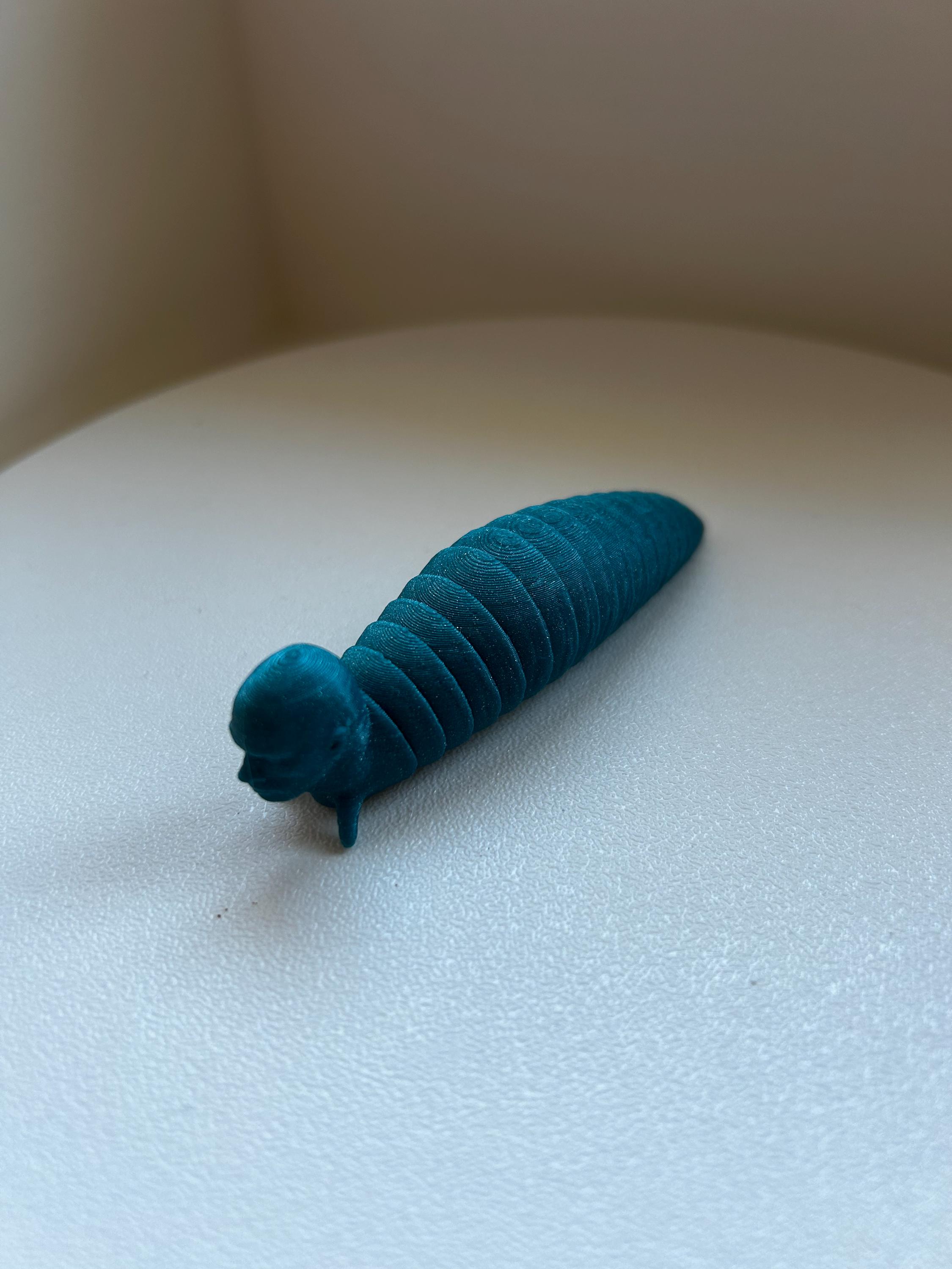 Desk Slug 3D Printed Articulated Slug With the Rock's Face - Unique Desk Toy ...