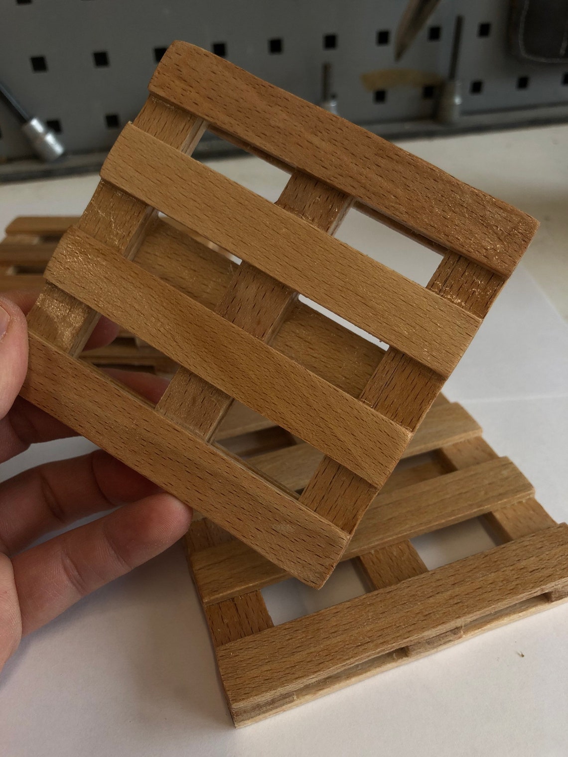 Handmade Mini Wood Pallet Coaster Etsy