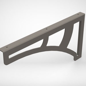 DIY GueriTech Shelf Brackets 8x16 Sheet Metal Cnc Laser Plasma Cutting DXF PDF Step Iges Solidworks