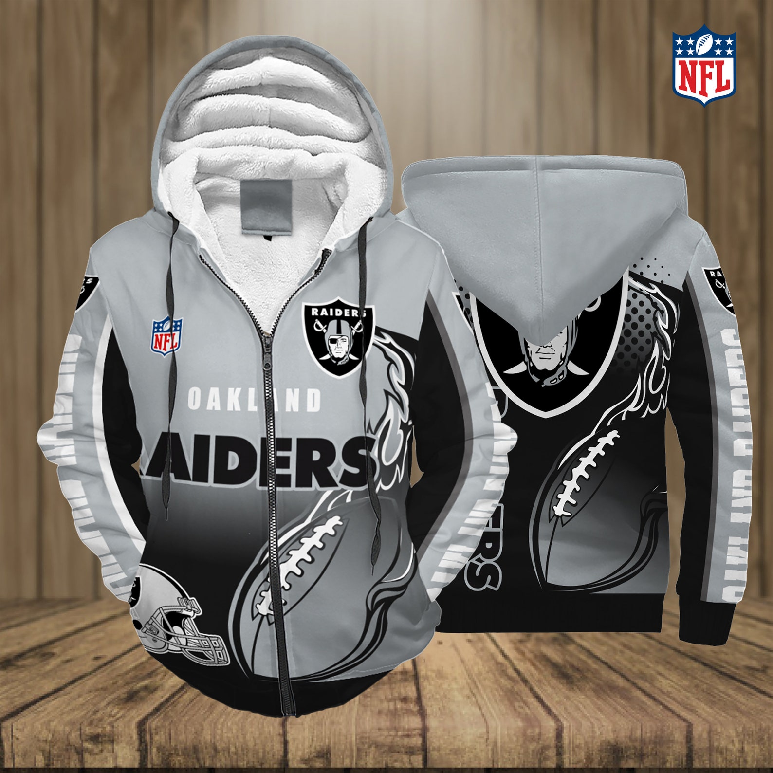 Las Vegas Raiders NFL Team Hoodies 3D Pullover Hoodies For men Etsy