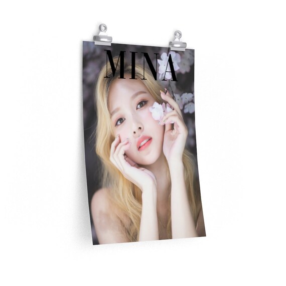 Mina Twice Poster Twice Graphic Wall Art Mina Twice Kpop Etsy Finland