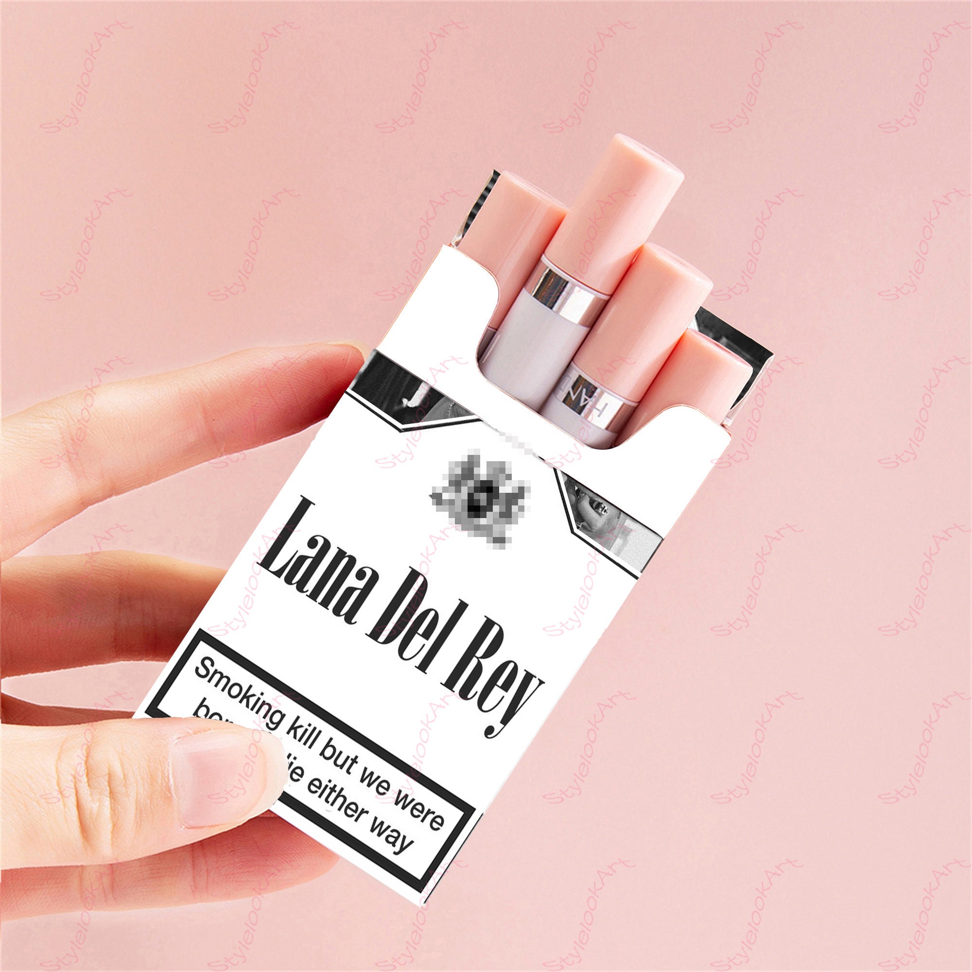Lana Del Rey Lipsticks Cigarette Box Lipsticks Set Smoke Etsy Australia