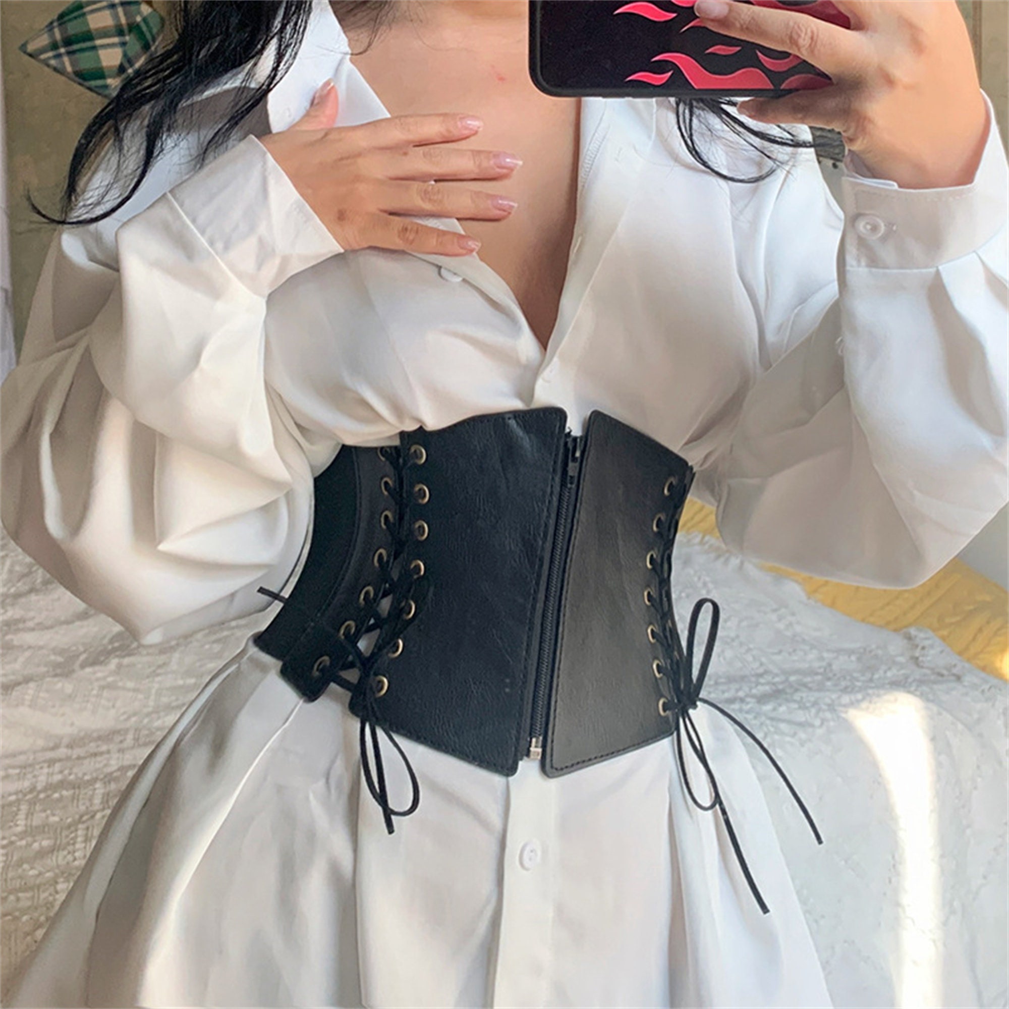 Pero monte Vesubio Nutrición Pirate corset - Etsy España