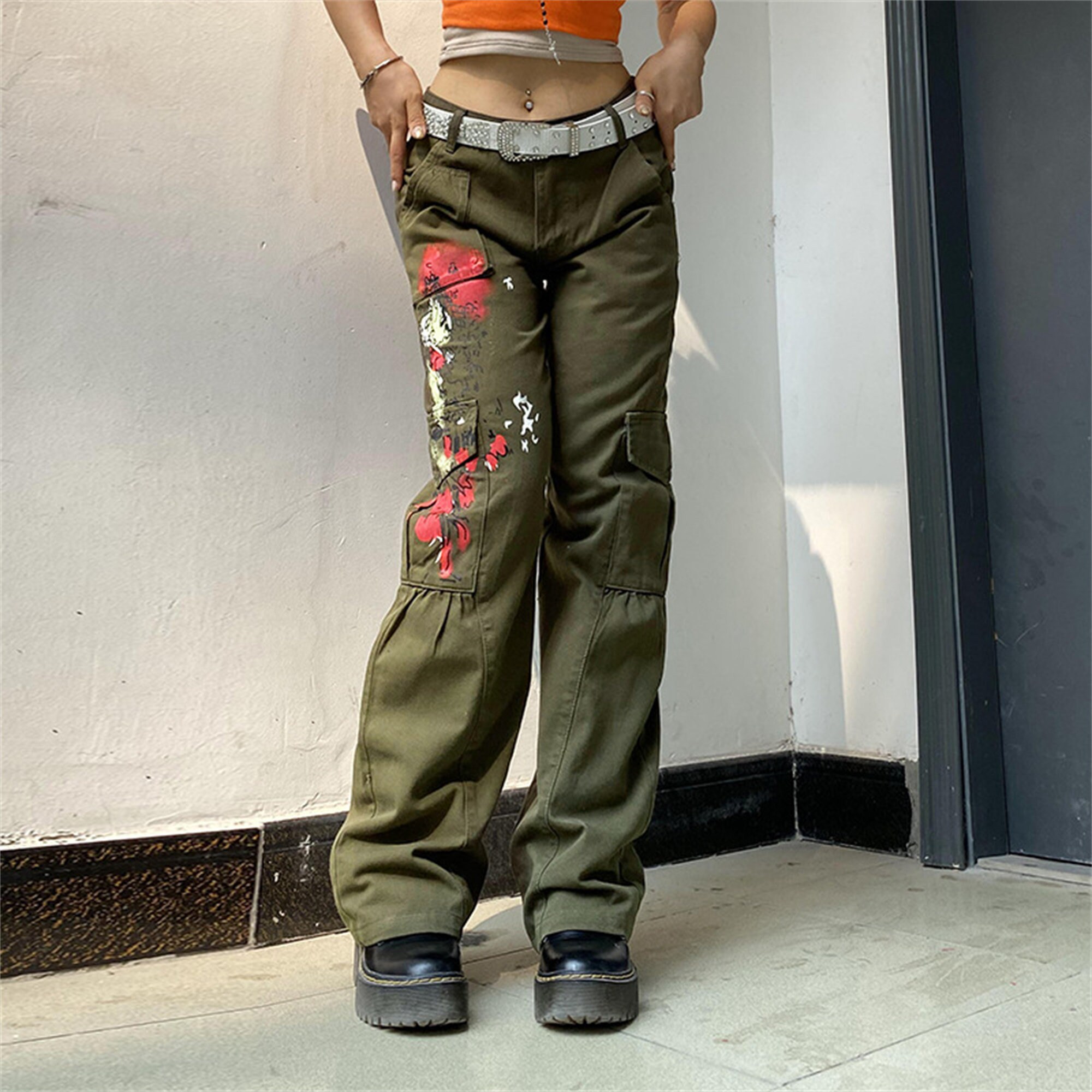 2021最新のスタイル 00s archive goa parachute pants y2k staronegypt