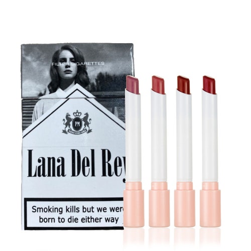 Lana Del Rey Box Matte Cigarette Lipsticks Set Smoke Tube Etsy Canada