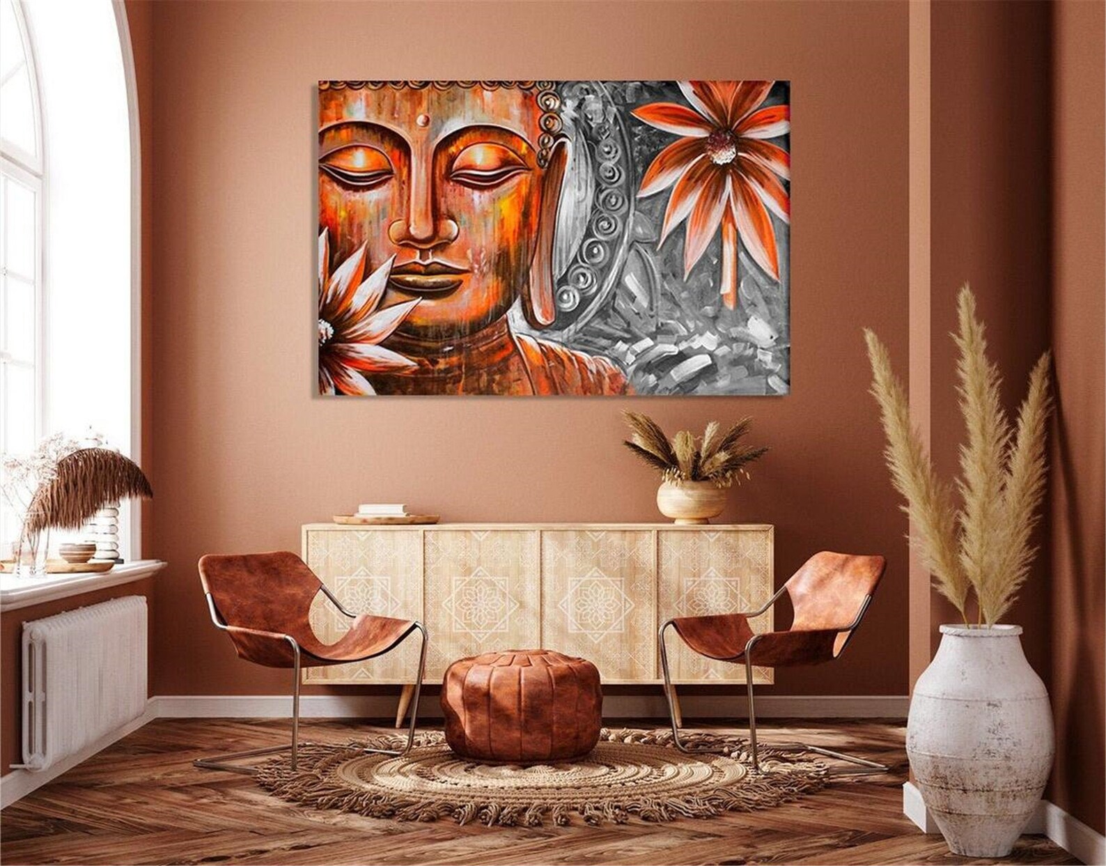 5D DIY mosaic Buddha diamond painting Buddha Wall Art Buddha Etsy