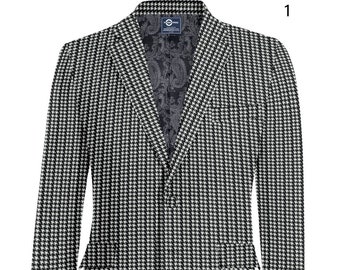 Herenblazer | Houndstooth-blazer