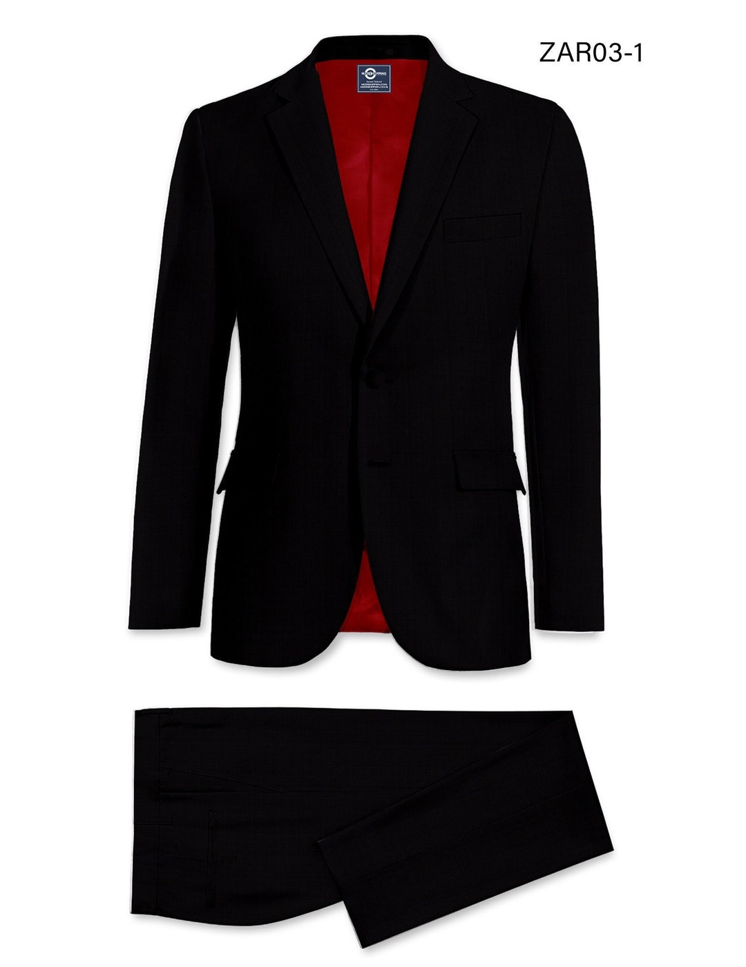 Buy Men's Button Suit Birdseye Suit Online in India