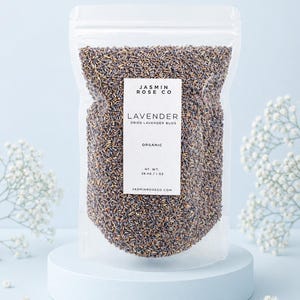 Dried Lavender Petals | Organic | Lavandula angustifolia | Premium Botanical Decor, Culinary, Potpourri & Floral Bath Use | Organic Lavender