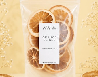 Dried Orange Slices | Citrus sinensis | Premium Botanical Decor, Culinary, Potpourri & Floral Bath Use |