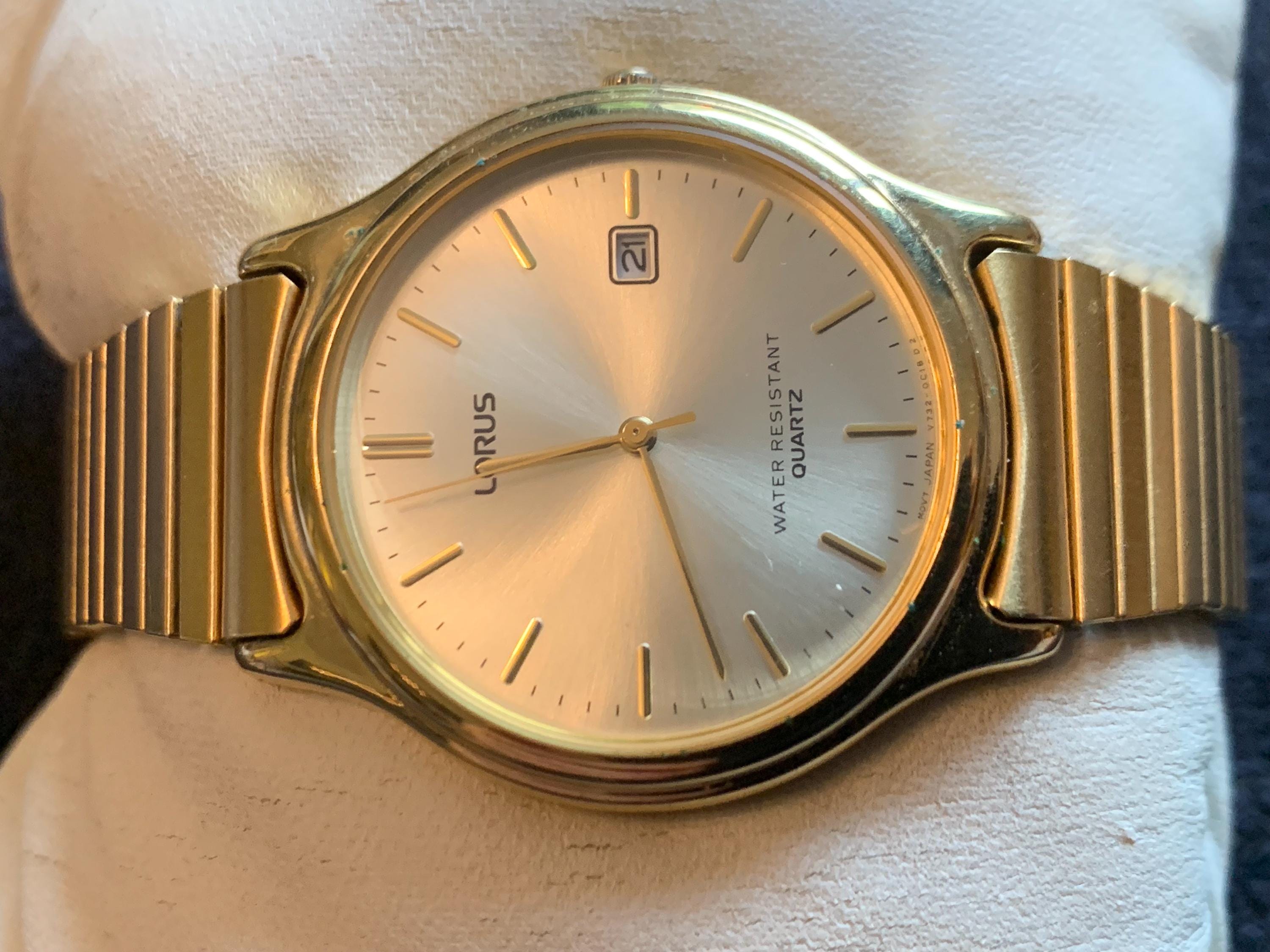 Montre Vintage Lorus Unisexe Avec Deux Bracelets - Neuf Sans étiquette - Bracelet Argenté