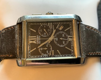 Citizen Eco drive Promaster Chronograph Silver tone Men’s Quartz Tank watch