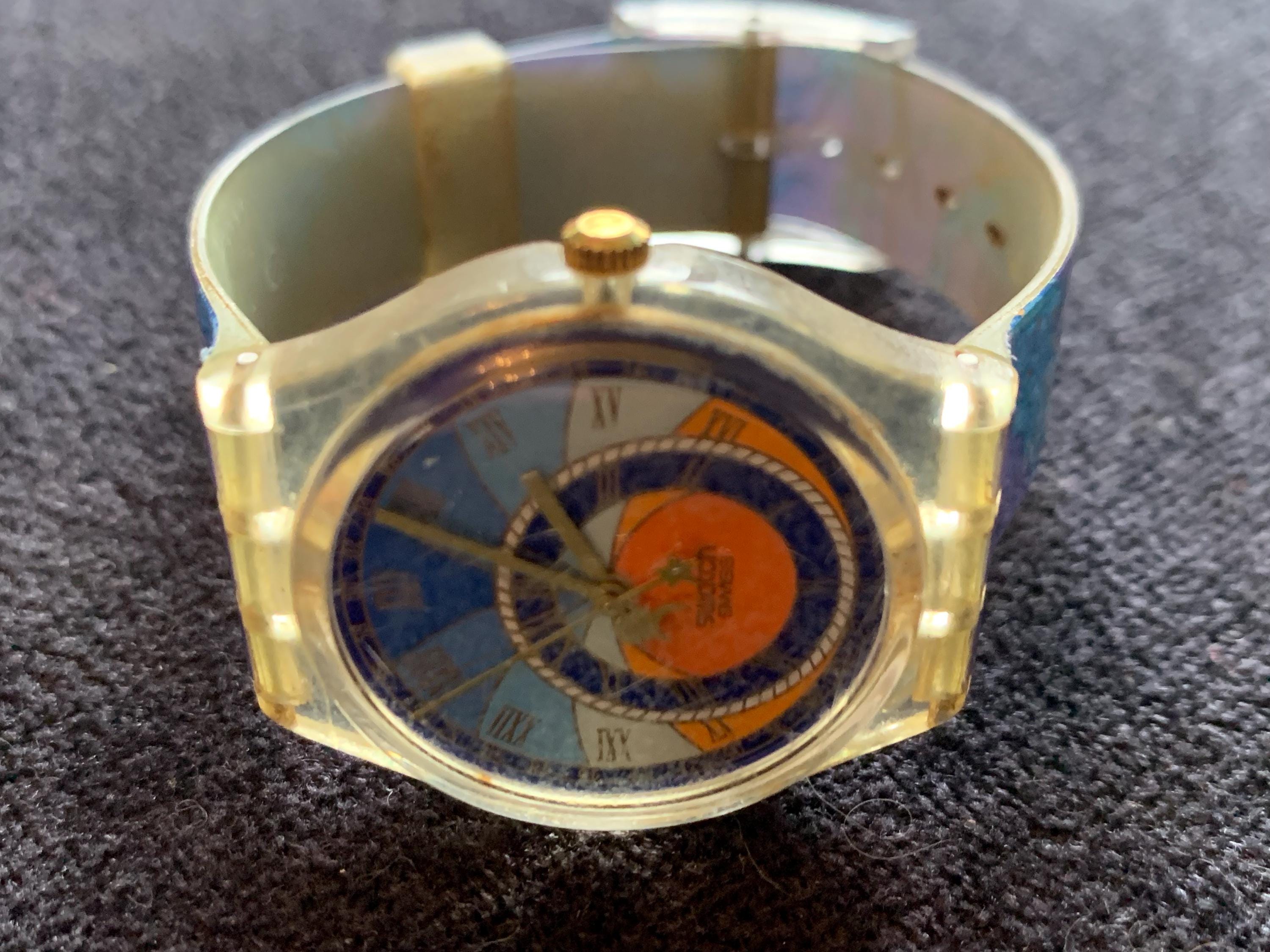Vintage Swatch Unisex AZIMUT GK179 With Original Strap 1994 - Etsy 