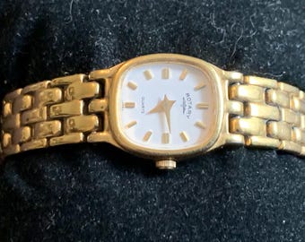 Vintage RARE Lucerne Orbit Gold Plated Unisex Style Watch With