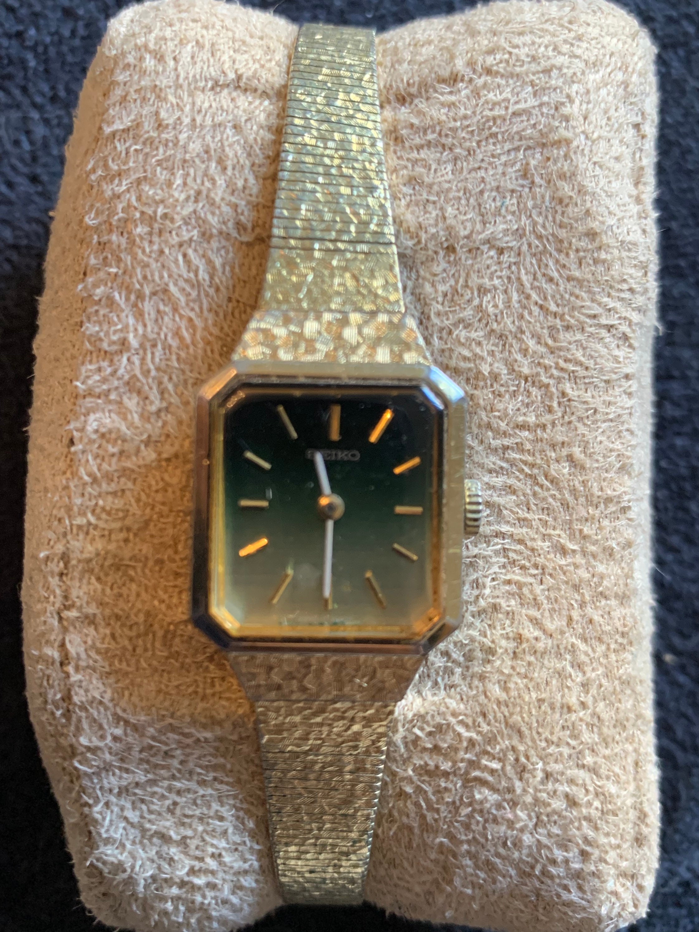 ヴィンテージ 1970 年代 希少 セイコー 11-3990 ゴールドトーン