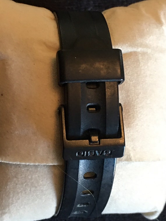 Casio digital leather strap store