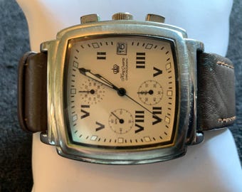 Mens King Quartz Chronograph Watch - Etsy