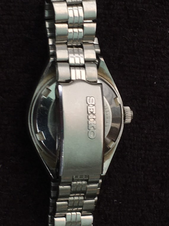 Vintage rare Seiko Hi Beat Silver tone Automatic … - image 10