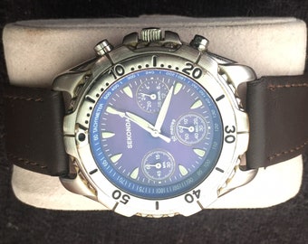 Vintage Sekonda Mens Quartz Chronograph klocka sivyers35