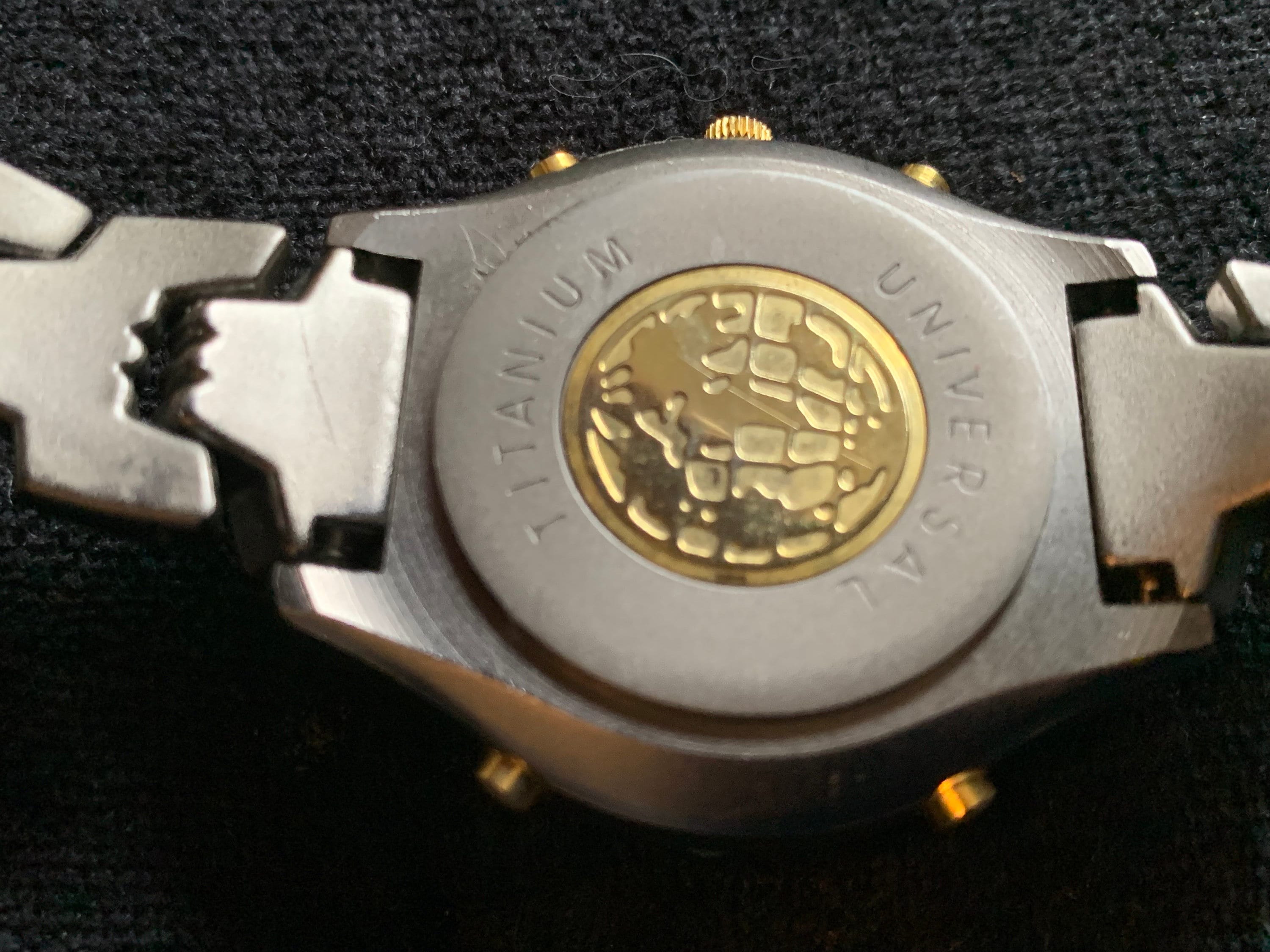 Vintage Retro Phillip Persio Titanium Chronograph Style Gold  display picture 2