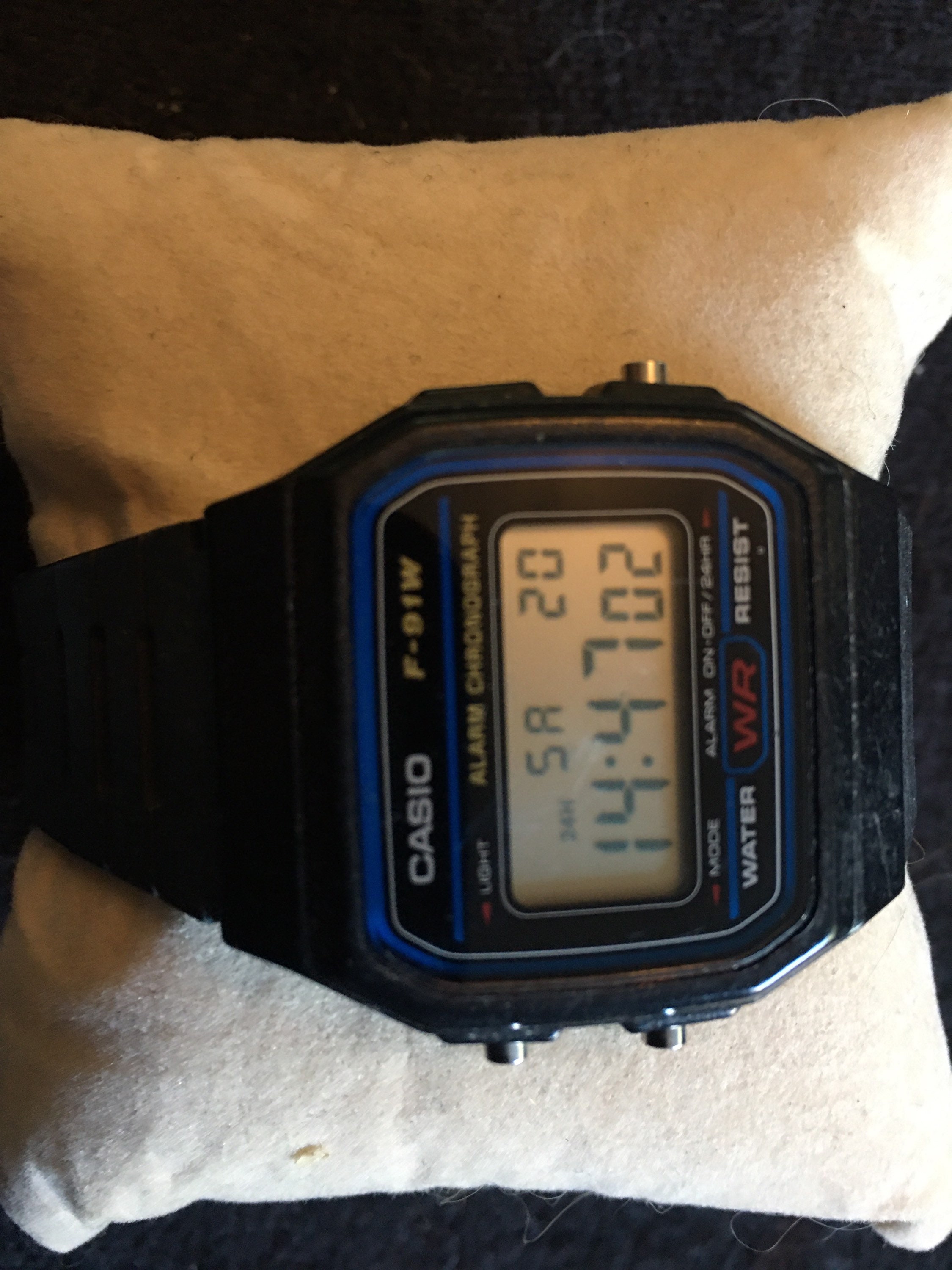 Vintage Casio F 91W Digital Quartz Watch Etsy