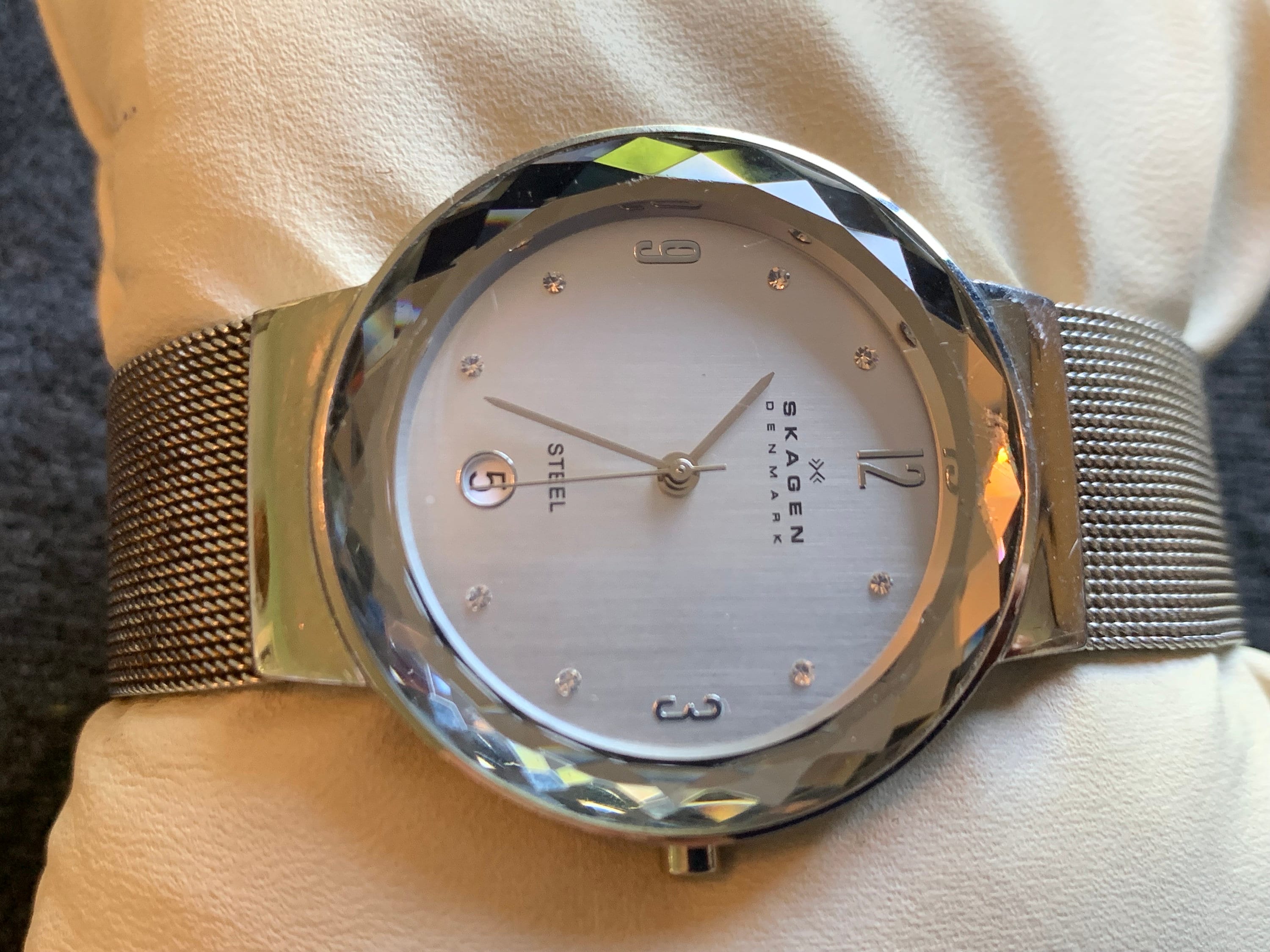 Skagen Mellem Lille Three-Hand Gold Stainless Steel Watch  Skagen Gold and silver stainless steel Watch main image 2