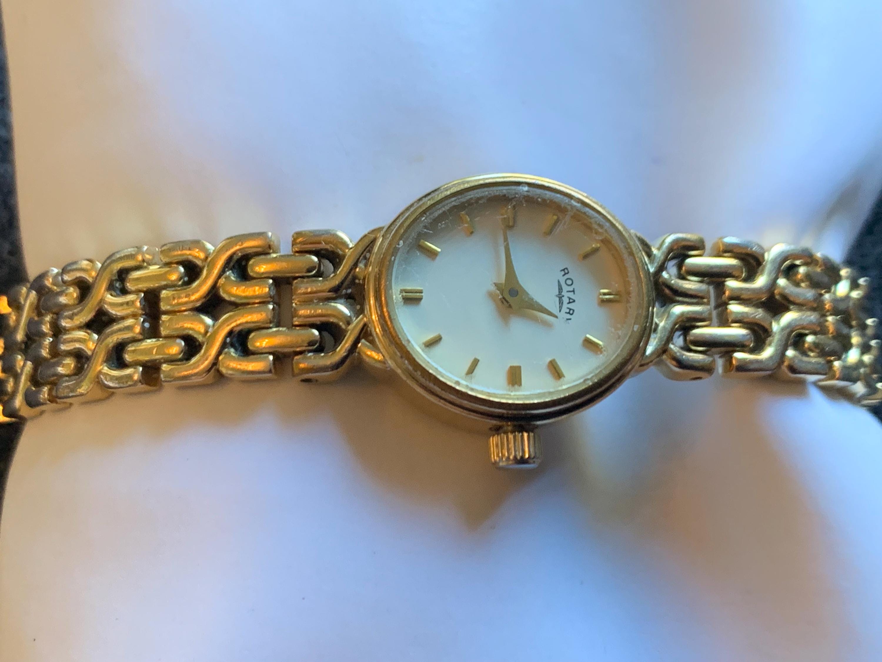 Vintagewatchshopgb Women's Gold Vintage Rotary Quartz