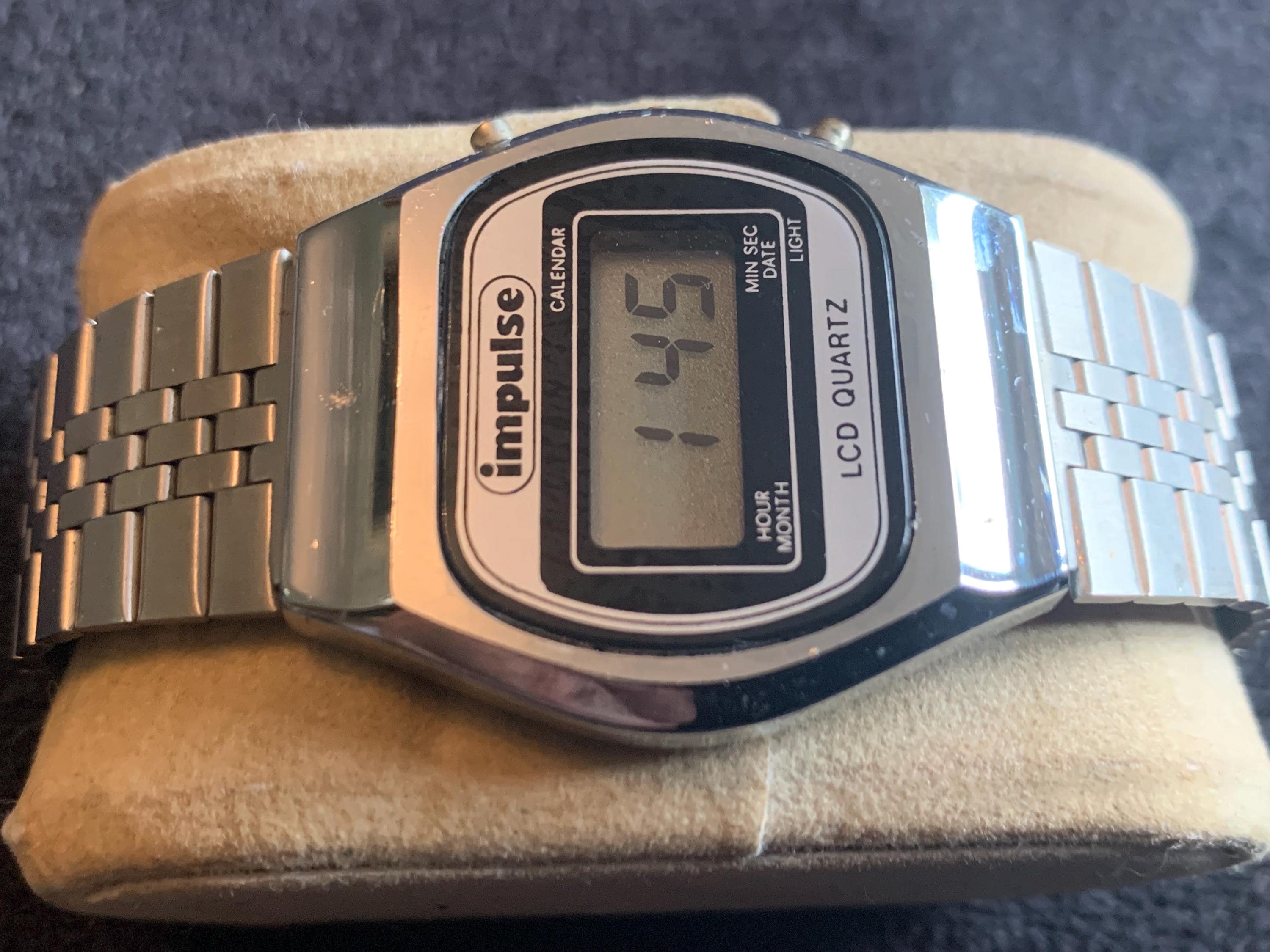 Vintage Lcd Watch - Etsy