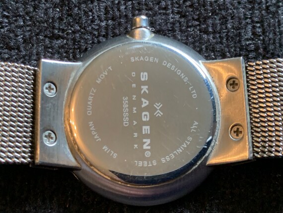SKAGEN DENMARK クオーツ 可動 中古品 Vintage Skagen Japan Quartz Watch | Mother of Pearl Dial