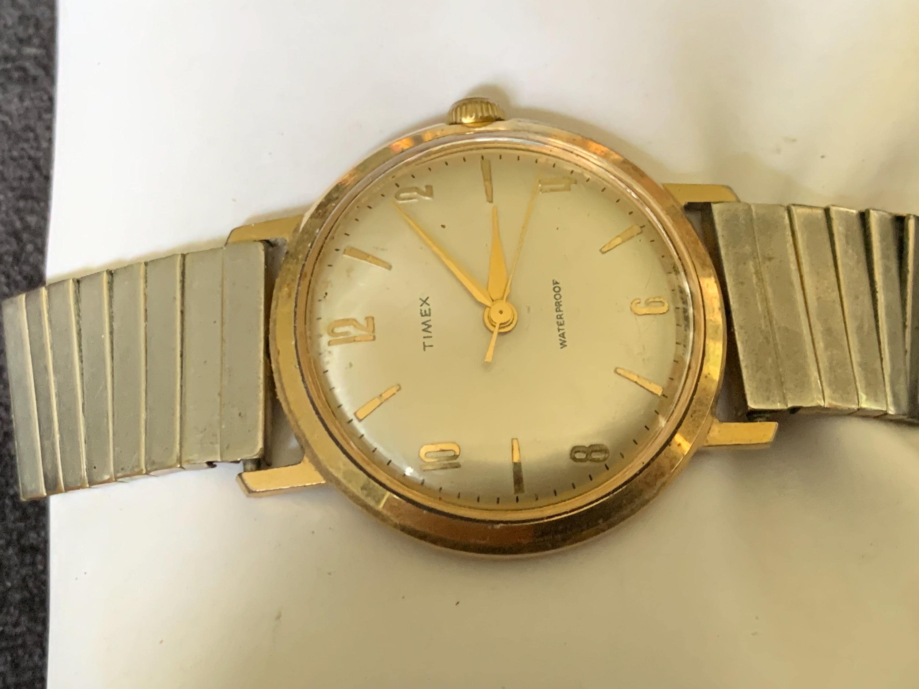 Vintage Rare Mens Timex Gold Tone watch - Etsy 日本