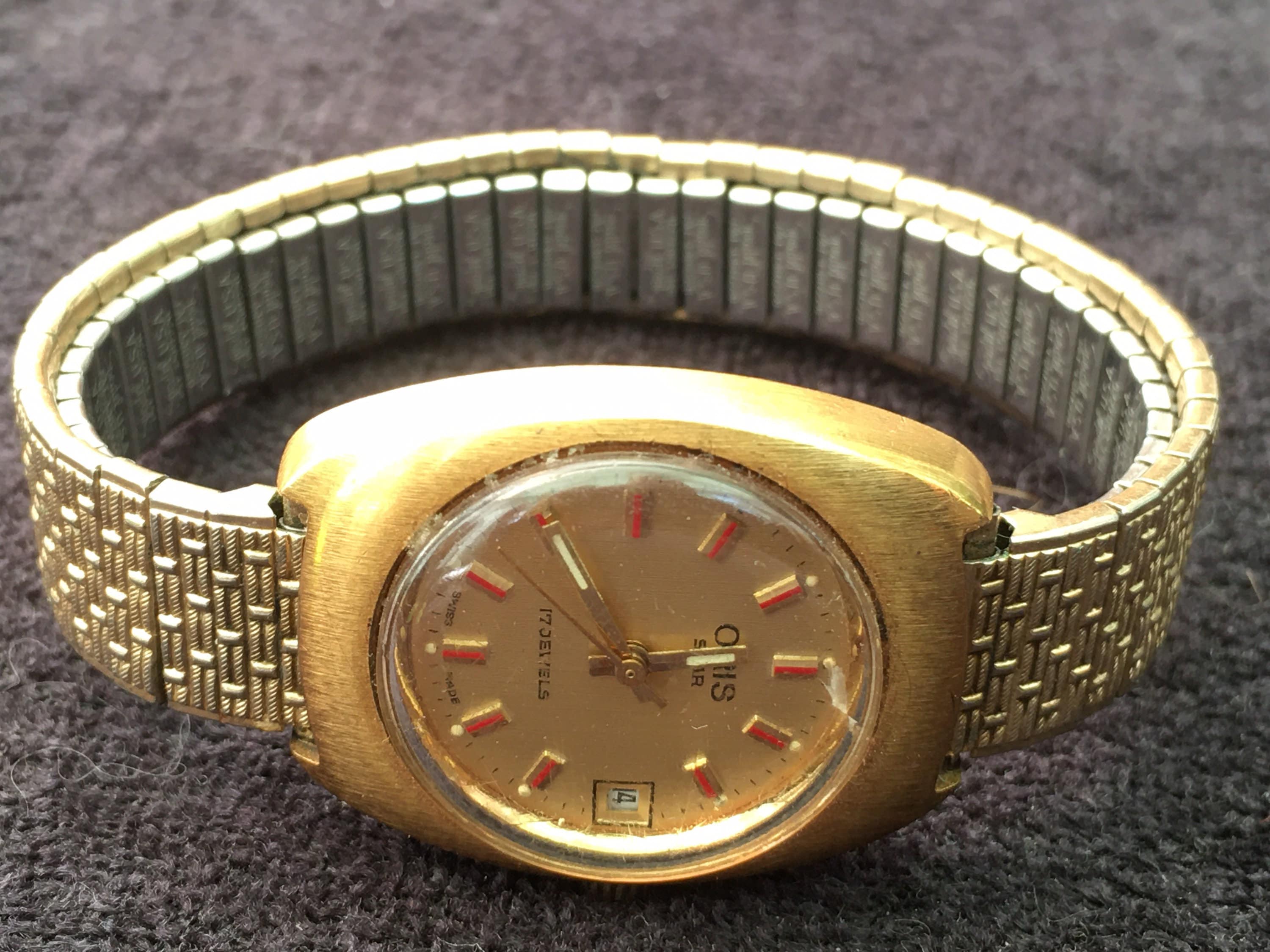 Vintage Oris Star Ladies Gold Plated Watch Etsy UK