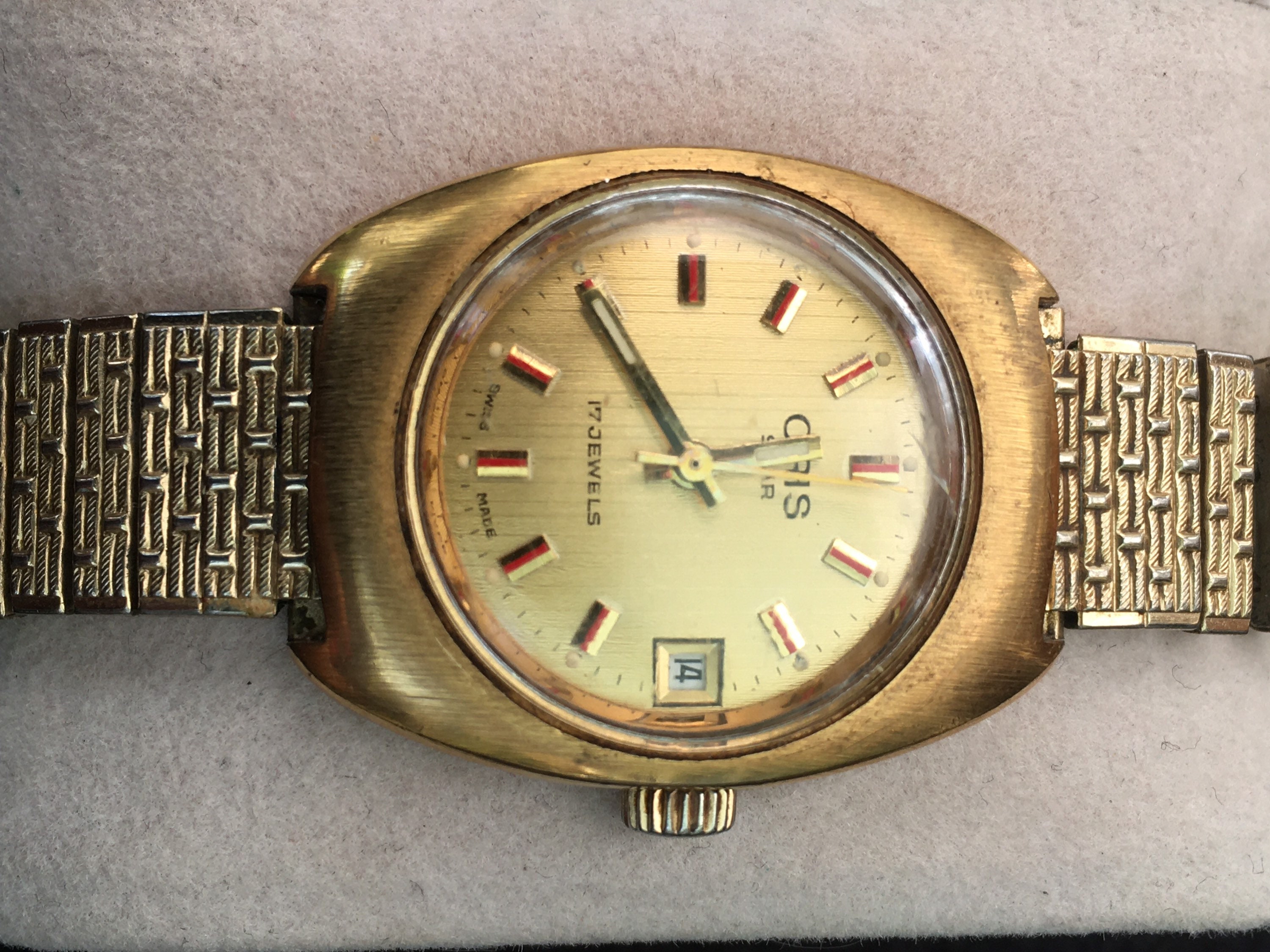 Vintage Oris Star Ladies Gold Plated Watch Etsy UK