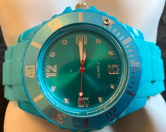 Vintage Watches Ice Watch Blue Silicone Mens Quartz Diver Dial Ice-Watch Ice Quartz Blue Dial Men main image 2