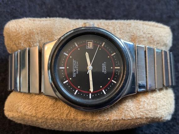 中古美品 シクラ STUNT WATCH 80s SICURA スイス製 腕時計 中古美品 シクラ STUNT WATCH 80s SICURA スイス製 腕時計