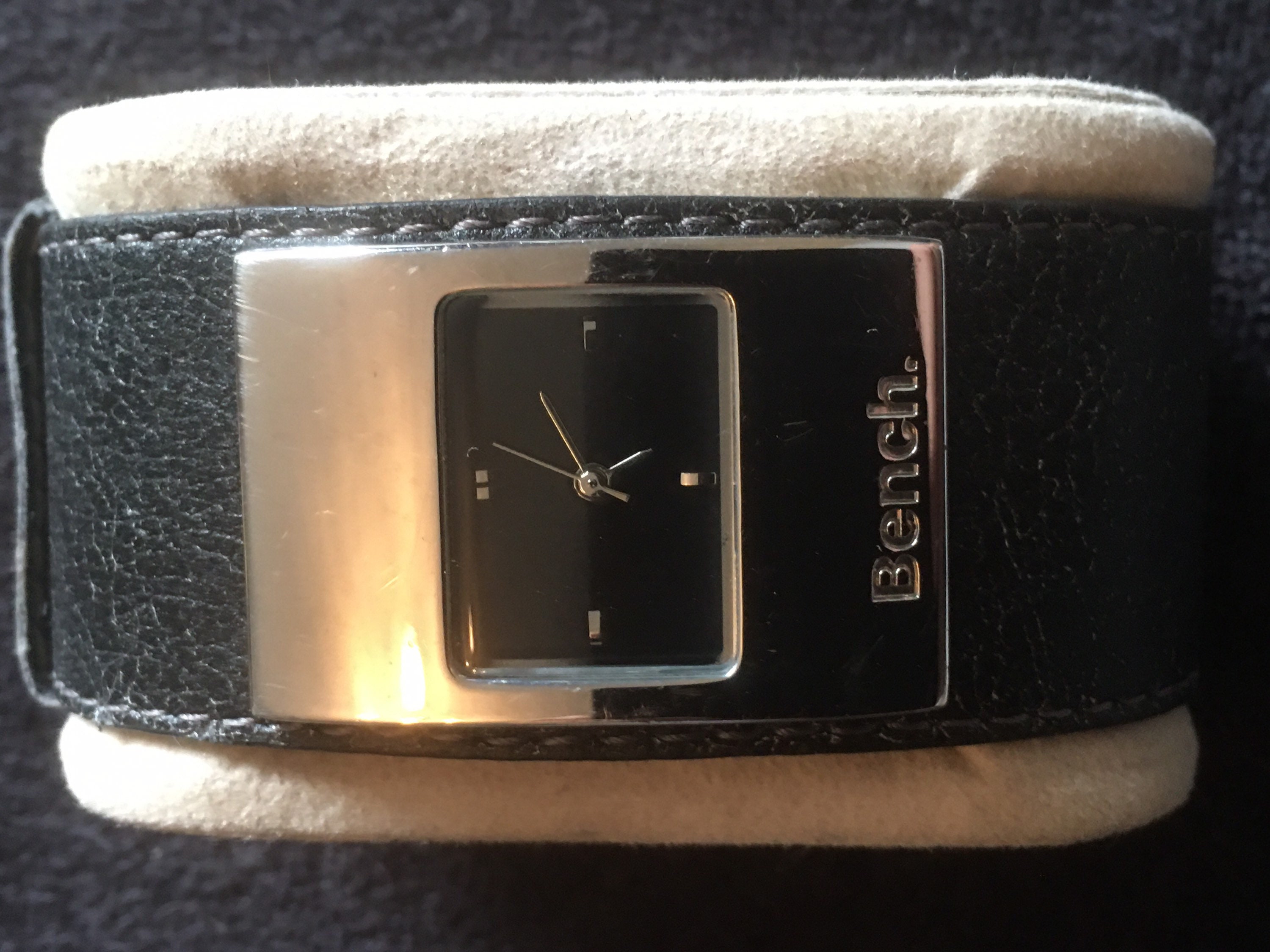 Vintage Bench Ladies tank style Quartz watch