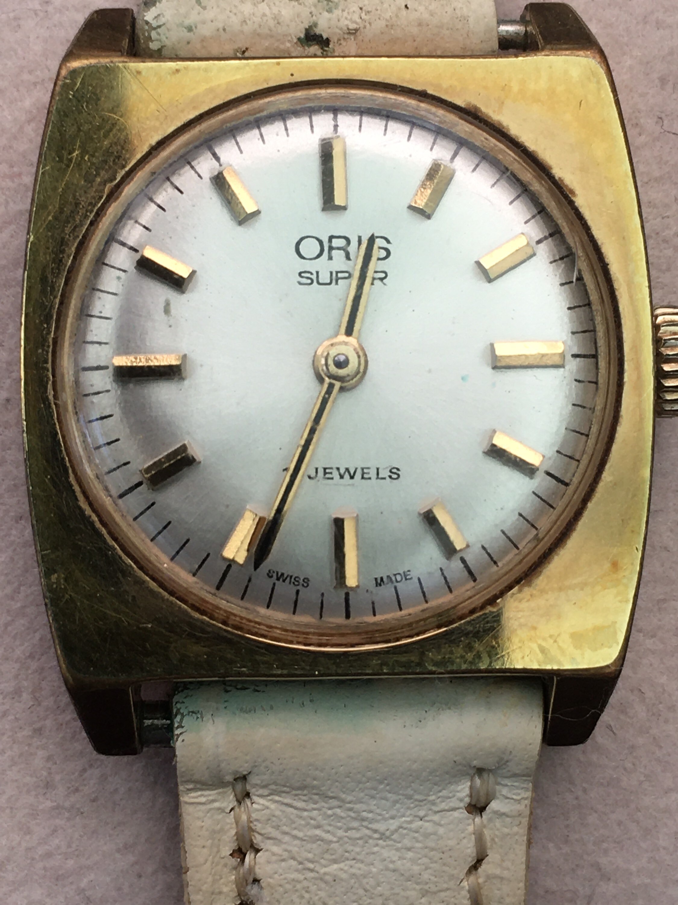 Vintage Oris Super Ladies Gold Plated Watch Etsy UK
