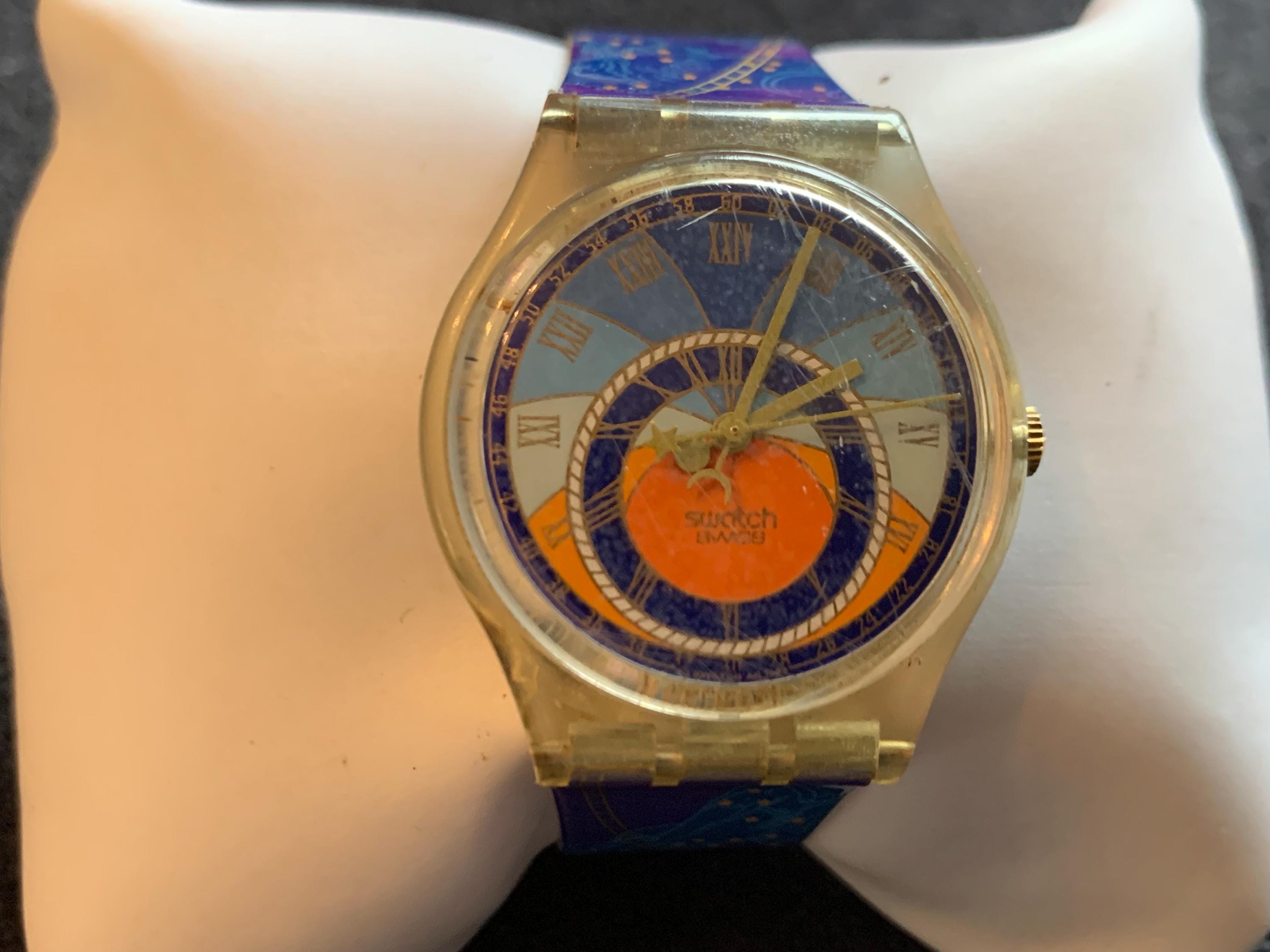Vintage Swatch Unisex AZIMUT GK179 With Original Strap 1994 - Etsy 