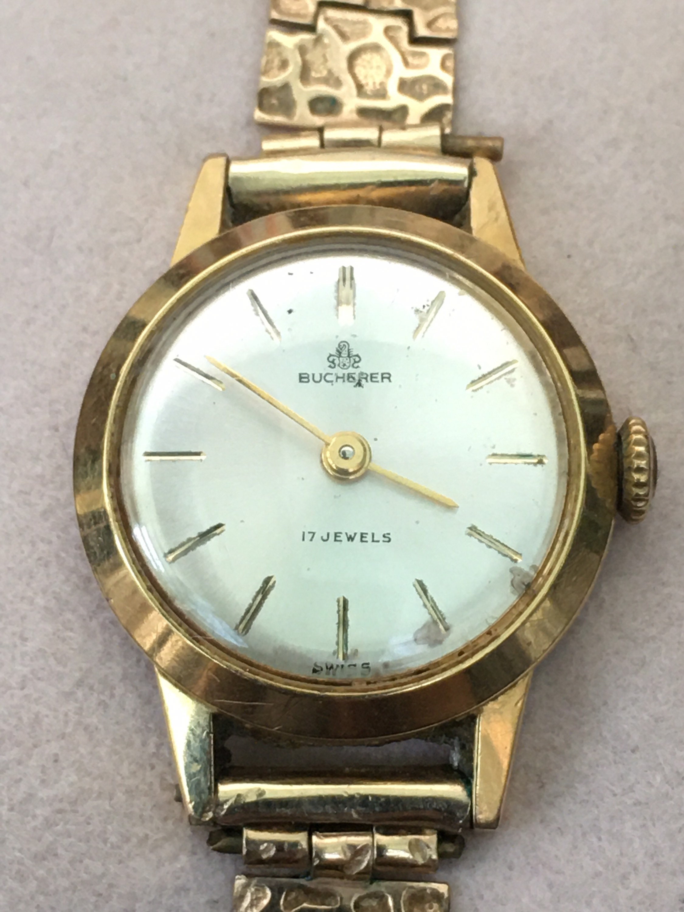 Bucherer 17 jewels hot sale