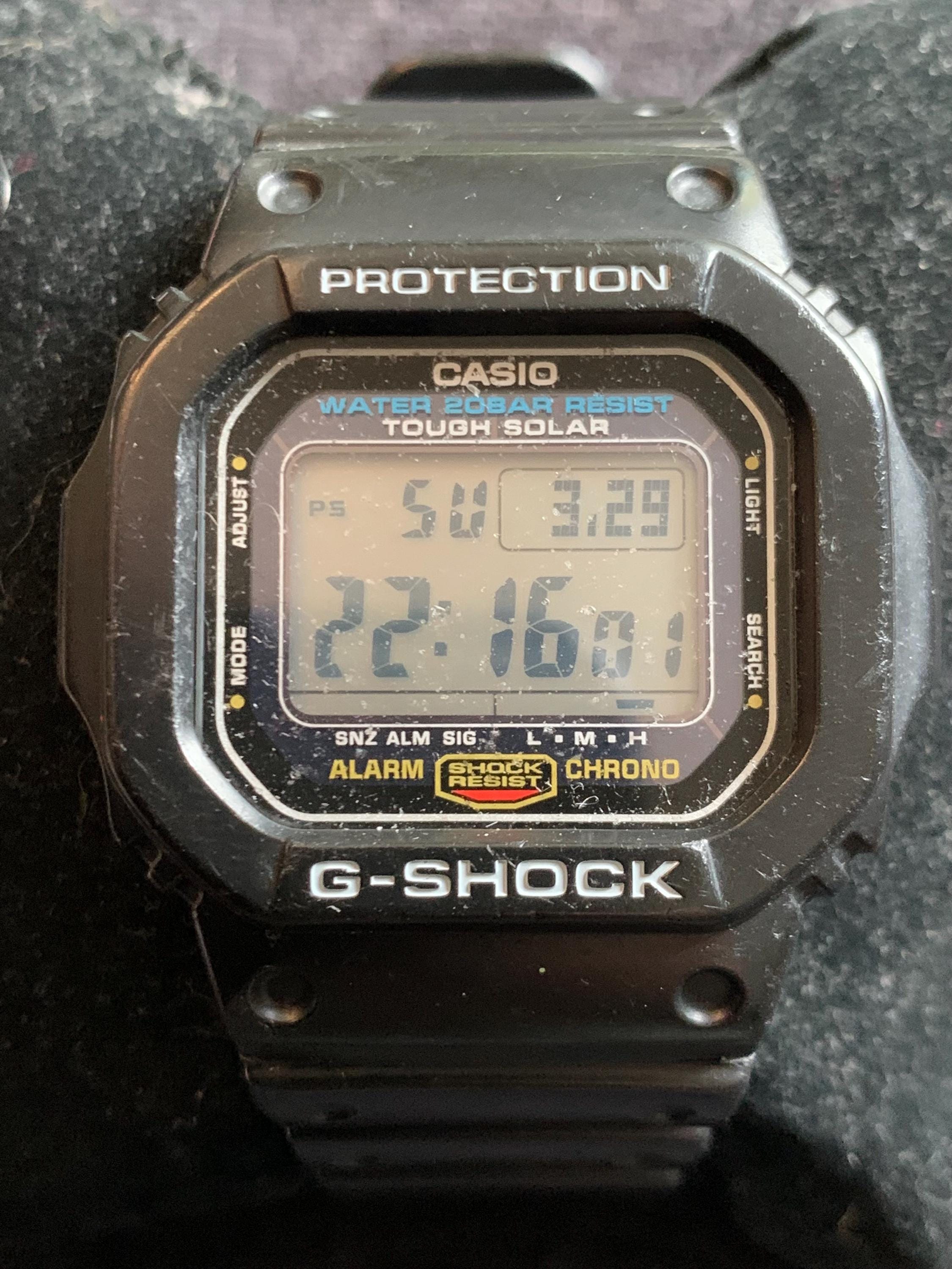 カシオ Gショック G-5600E 3160 クロノグラフ腕時計 - Etsy 日本