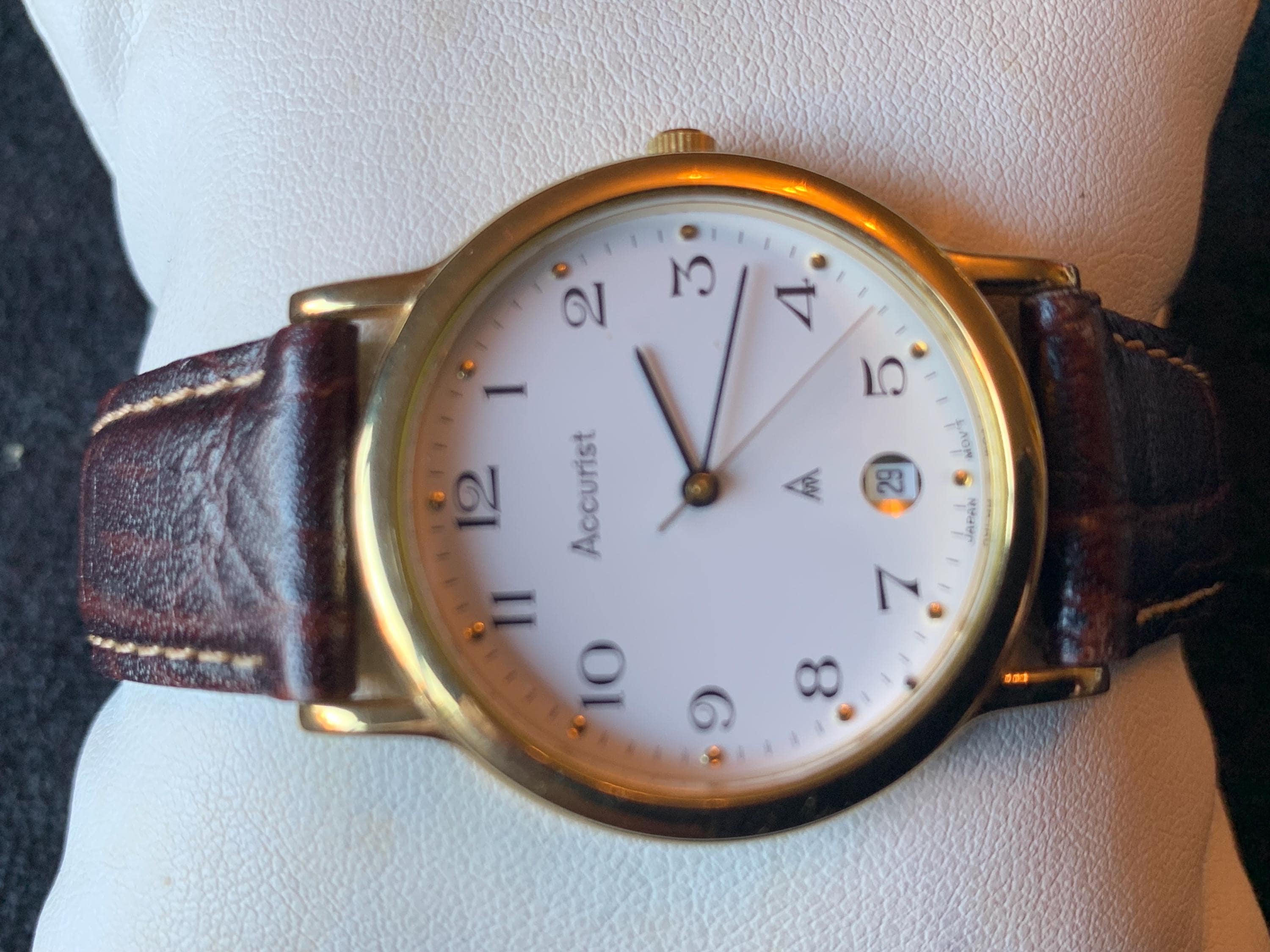 Vintage Mens Accurist MS406 Dress Quartz Watch - Etsy Israel