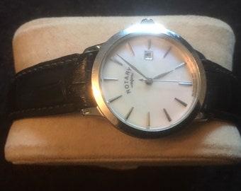 Vintage Rotary ladies silver tone watch