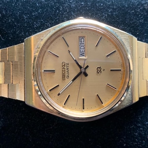 Vintage Seiko SQ Gold tone Mens watch