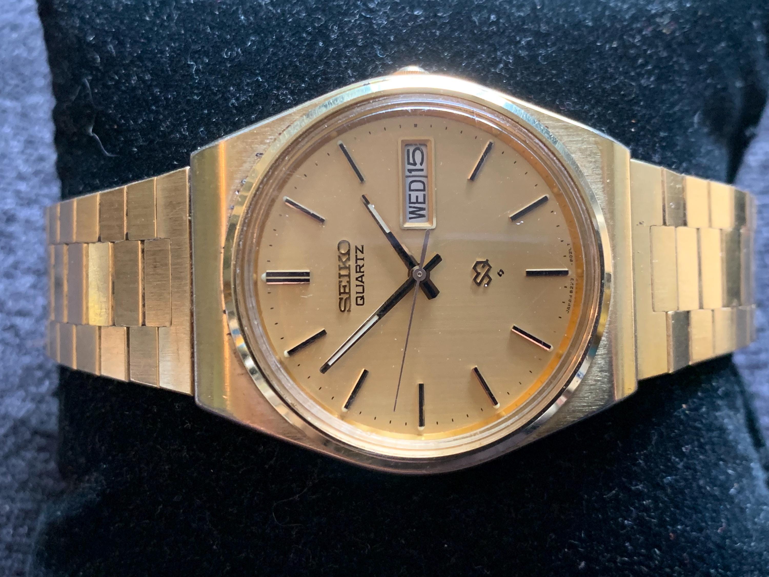 稼働 SEIKO SQ100 腕時計 デイデイト ヴィンテージ メンズ 1753 SEIKO - 稼働 SEIKO SQ100 腕時計 デイデイト ヴィンテージ メンズ