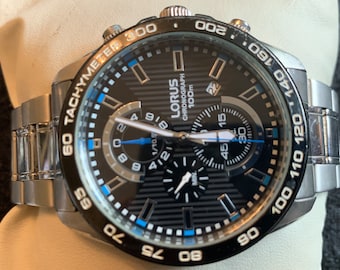 Mens Lorus Chronograph 100M Quartz watch sivyers60
